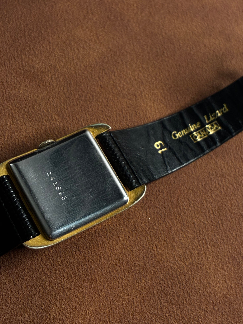 Vintage Zodiac Tank Watch Rectangular Gold Filled Manual Wind Mens Dress 28mm